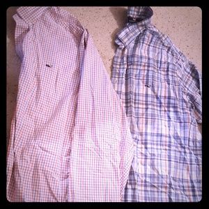 2 vineyard vines button ups